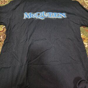 Alexander McQueen men's t-shirt logo large